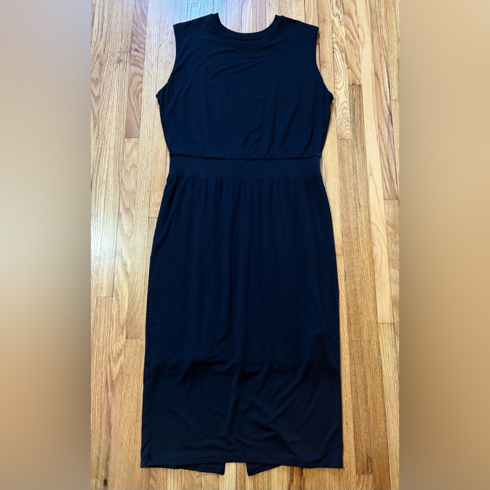 Athleta Santorini Cinch Midi Dress size large